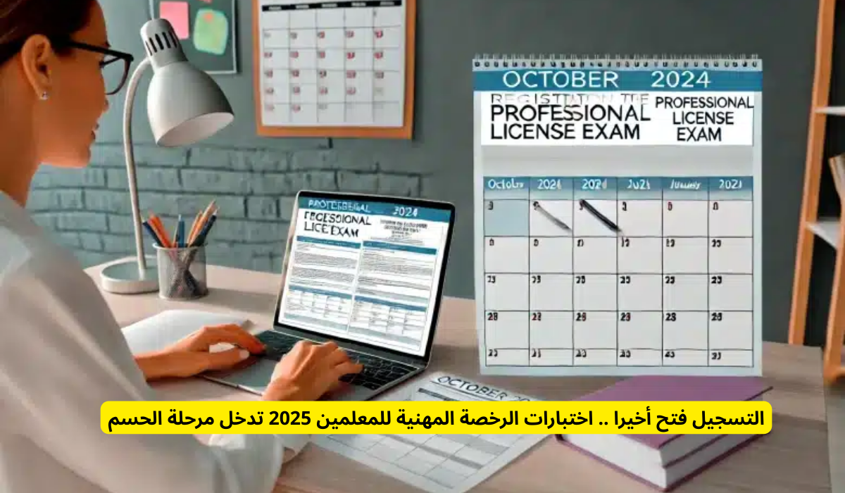اختبار الرخصة المهنية 2025