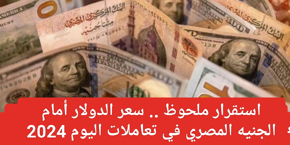 سعر الدولار اليوم مقابل الجنيه المصري 