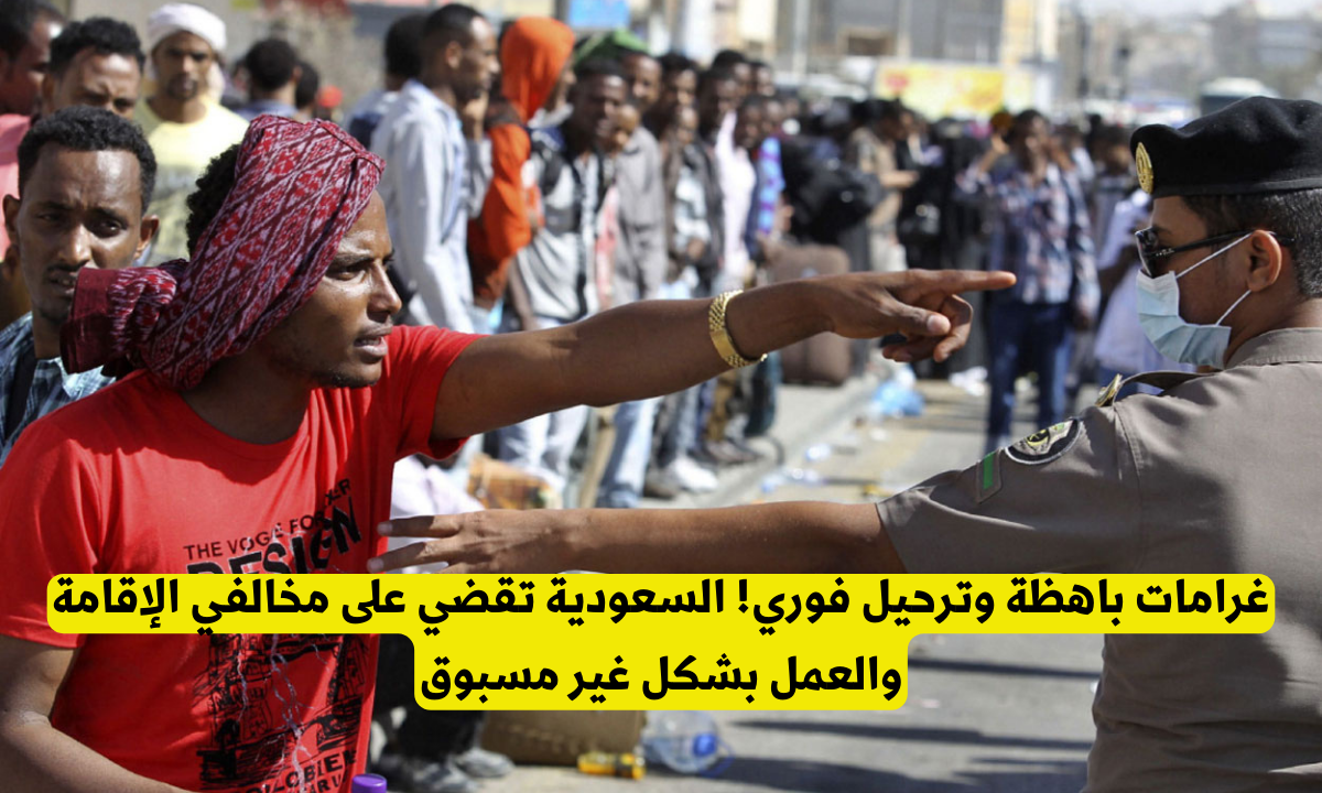 غرامة مخالفي الاقامة والعمل