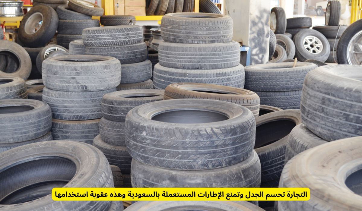 حظر بيع الإطارات المستعملة في السعودية
